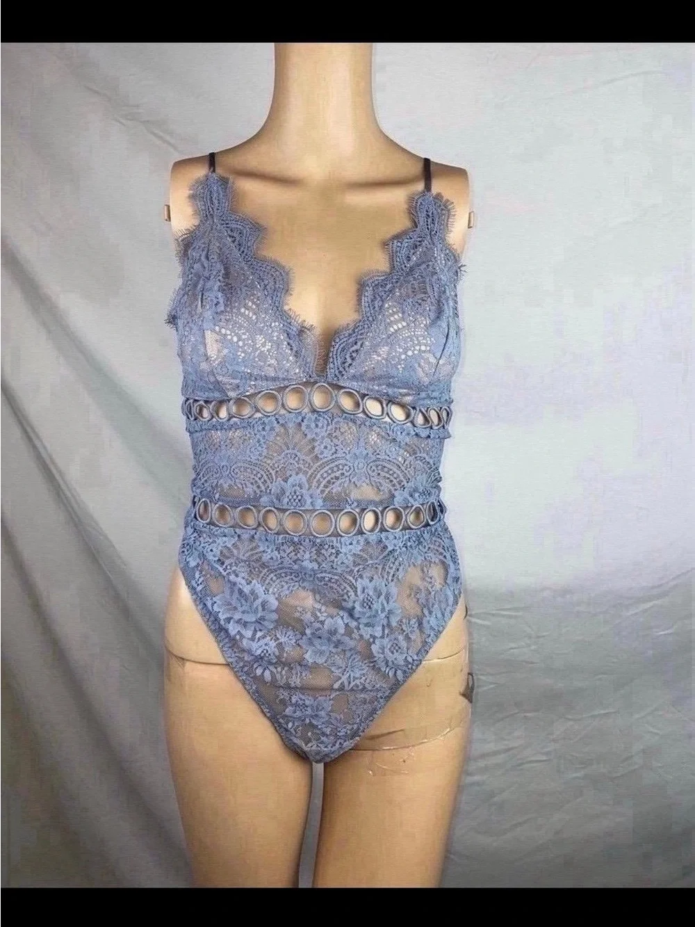 VS Lace Lingerie Bodysuit
